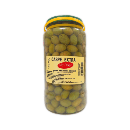 Aceituna verde partida extra naural 2Kg