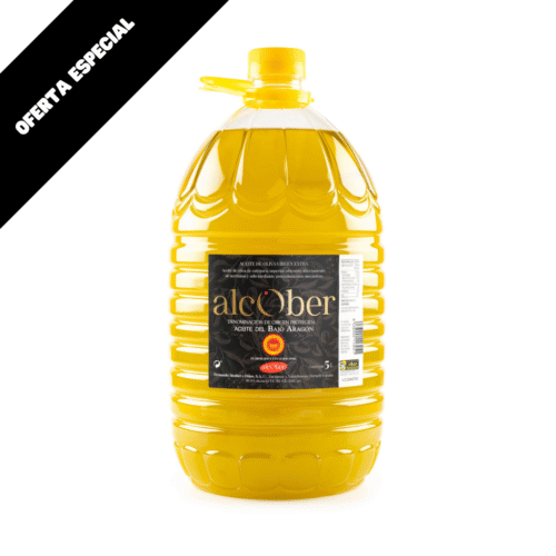 Alcober Aceite Virgen Extra D.O (Empeltre) 5L + PROMO Aceituna Aragón