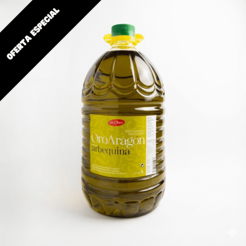 Oroaragon Aceite Virgen Extra (Arbequino) 5L + PROMO Aceituna Aragón